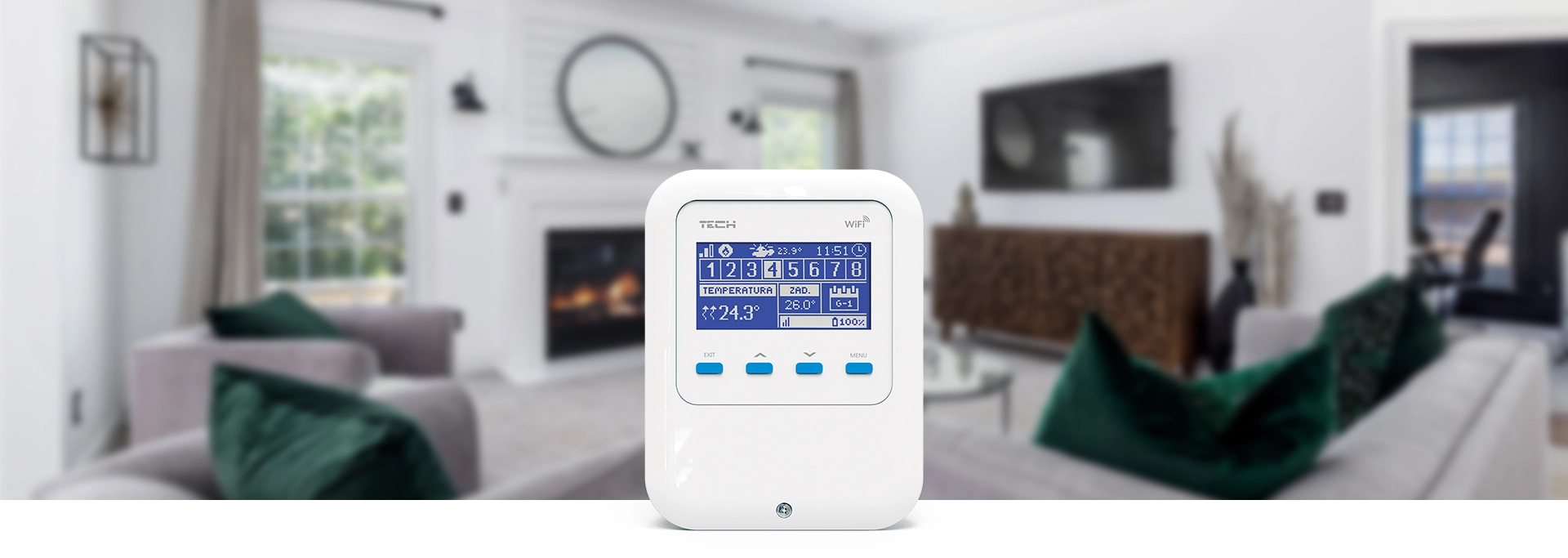 WiFi-Steuergerät für kabellose elektrische Stellantriebe