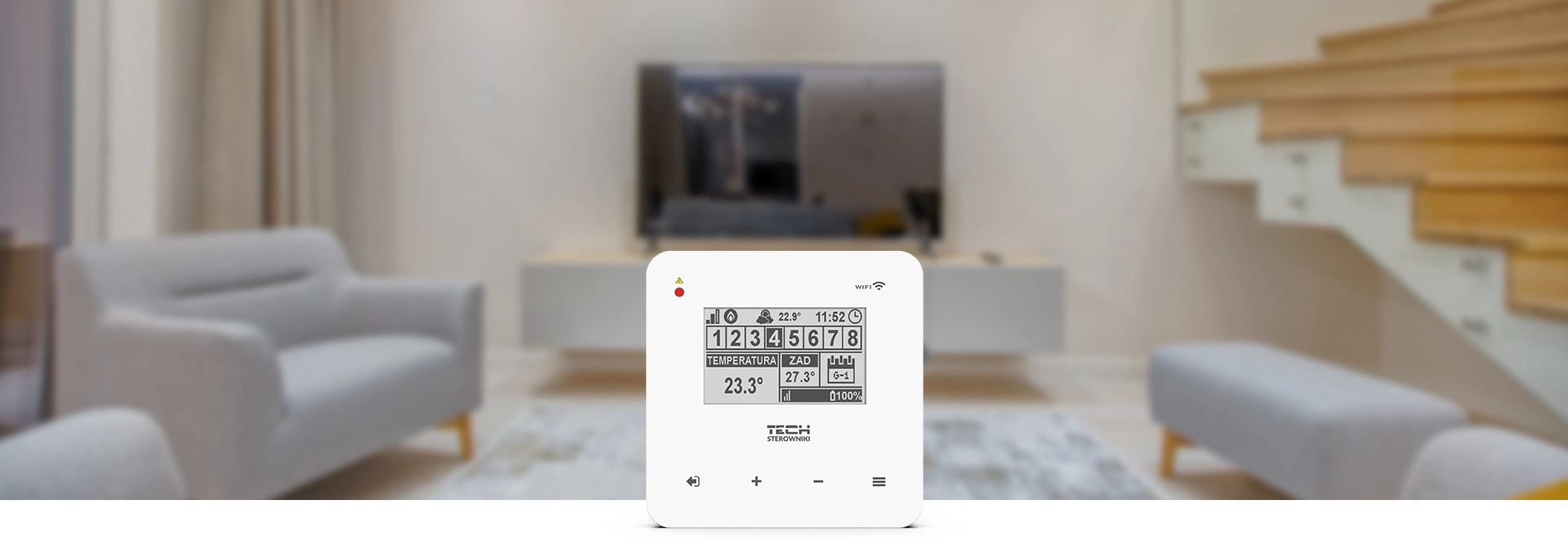 WiFi-Steuergerät für kabellose elektrische Stellantriebe