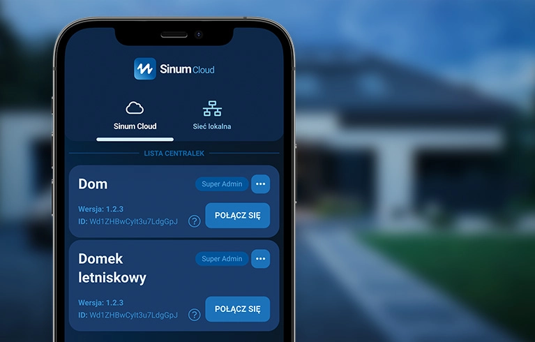 Sinum Cloud, das heißt Fernzugriff.
