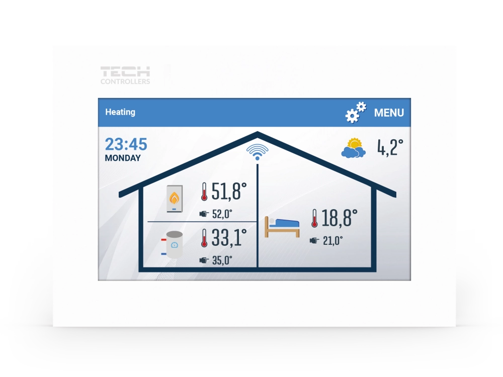 Raumthermostate für Gaskessel - EU-2801 WiFi